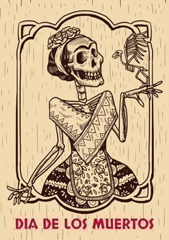 Day Of The Dead Illustration vector