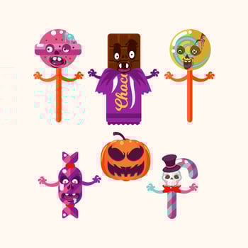 Halloween Candy vector