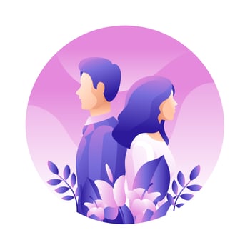 Engagement Proposal Illustration Vector