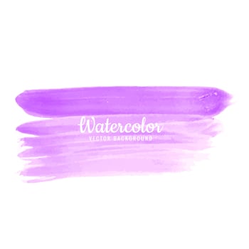 Abstract brush strokes on watercolor background vector