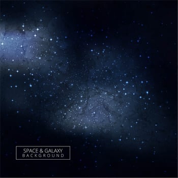 Stars and galaxy space sky night background vector