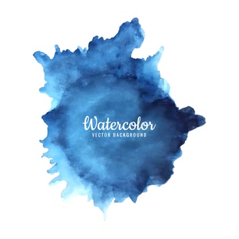 modern blue watercolor background vector