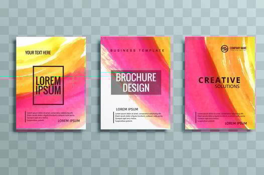 modern business stationery set vector