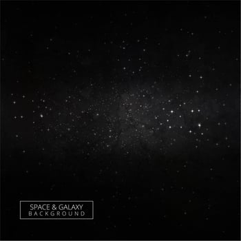 Stars and galaxy outer space sky night universe design vector