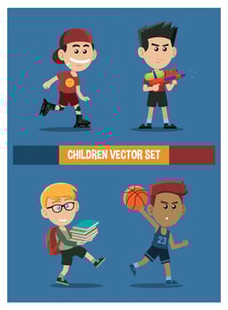 Children Activities vector