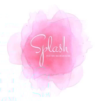 Abstract soft watercolor pink background vector