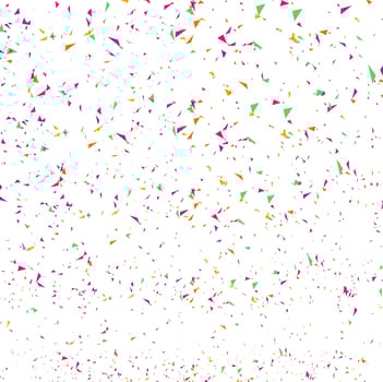 Abstract colorful confetti background. Isolated on the white vector