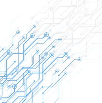 Abstract technology circuit board, Vector background