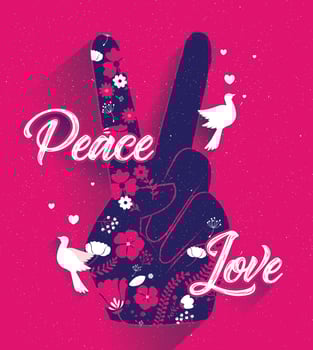 Peace and Love Vol 2 Vector