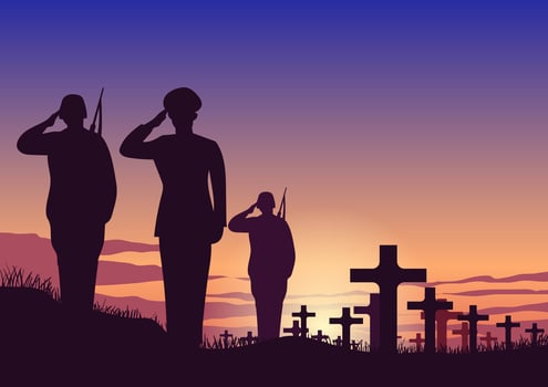 French Armistice Day vector