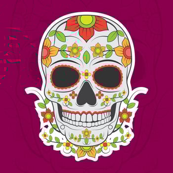 Day of The Dead Illustration vector