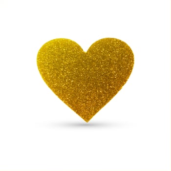 Modern glitter heart designs vector