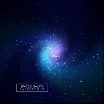 Abstract colorful galaxy background vector