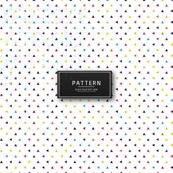 Triangle colorful pattern background vector