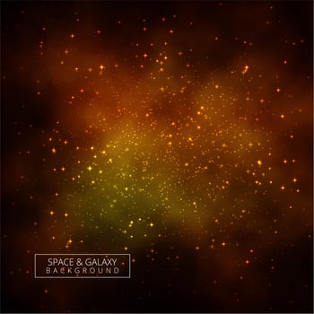 Beautiful shiny galaxy background vector