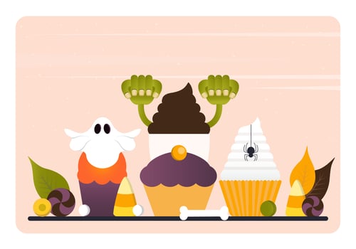Vector Halloween Elements and Accessories