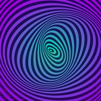 Stripes Movement Illusion Vector Background