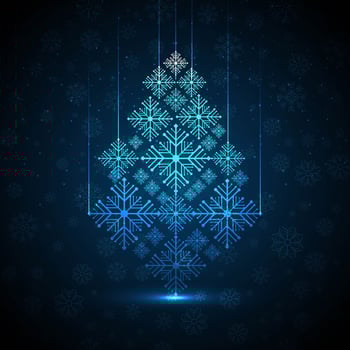 Merry Christmas greeting card colorful background vector