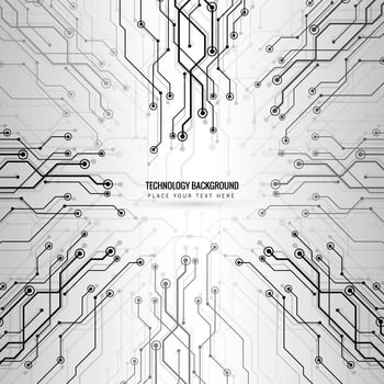 Abstract technology background design illustration vector
