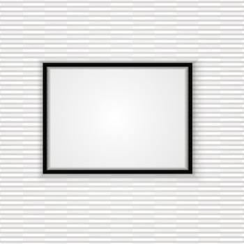 Abstract frame with wall texture design vector