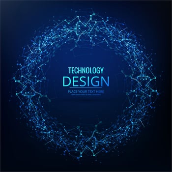 Abstract technology background design illustration vector