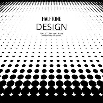 Abstract halftone colorful design vector