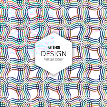 Abstract decorative seamless pattern design vector