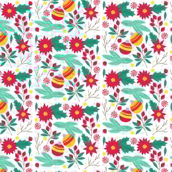 Vector Christmas Seamless Pattern