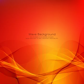 Abstract colorful wave bright background vector