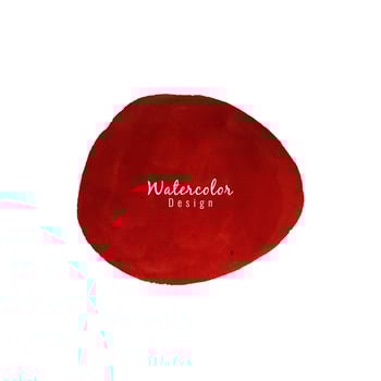 Abstract red watercolor spot design background vector