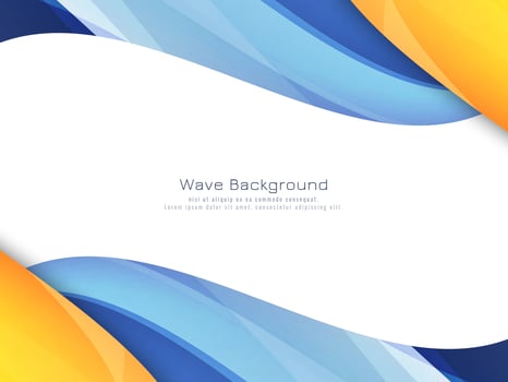 Abstract bright colorful wavy background vector