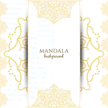 Abstract luxury mandala background vector