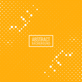 Abstract bright yellow halftone background vector