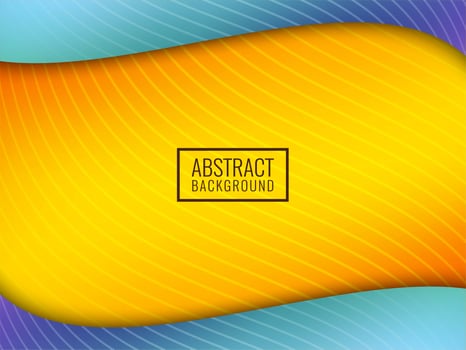 Abstract colorful wavy background vector