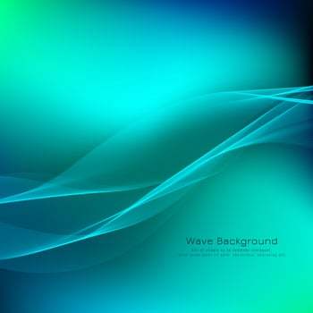 Abstract bright colorful wave background vector