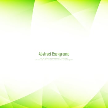 Abstract bright green polygonal background vector