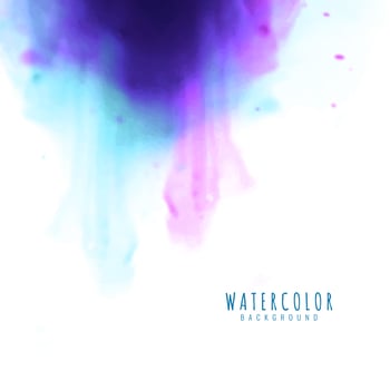 Abstract colorful watercolor background vector