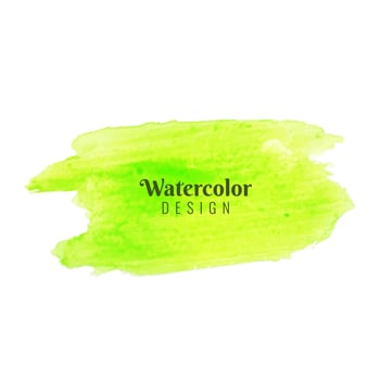 Abstract watercolor stroke design background vector