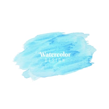 Abstract watercolor stroke design background vector