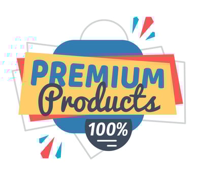 Premium Products vector
