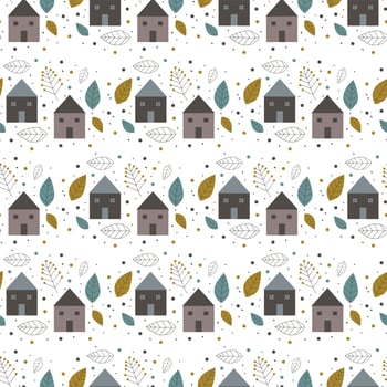 Seamless Fall Vector Pattern