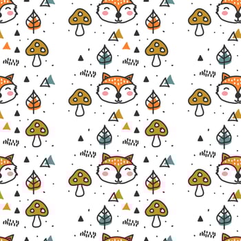 Scandinavian Fall Pattern Vector