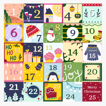 Advent Calendar Vector