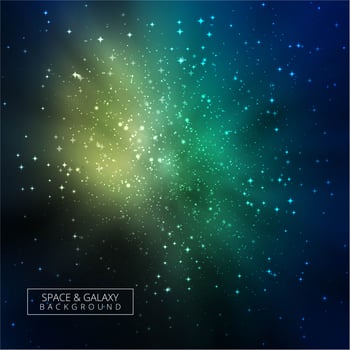 Abstract colorful shiny galaxy background vector