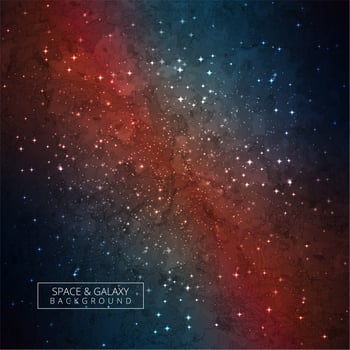 Beautiful universe galaxy background vector