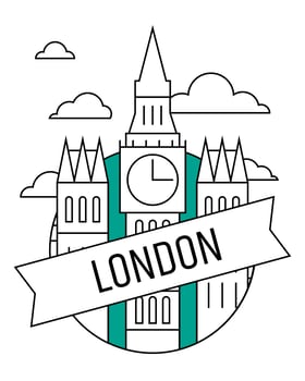 London Poster vector
