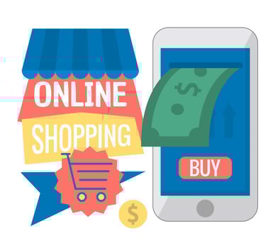 Online Shopping vector