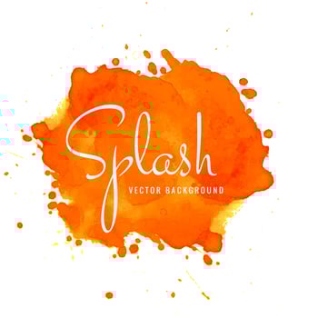 Abstract elegant watercolor splash background vector