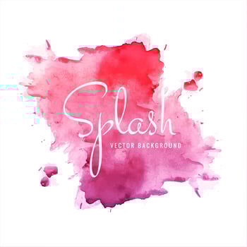 Colorful watercolor splash background illustration vector