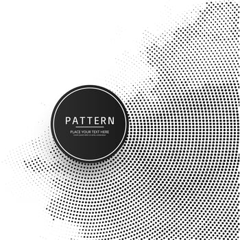 Beautiful circular halftone background vector